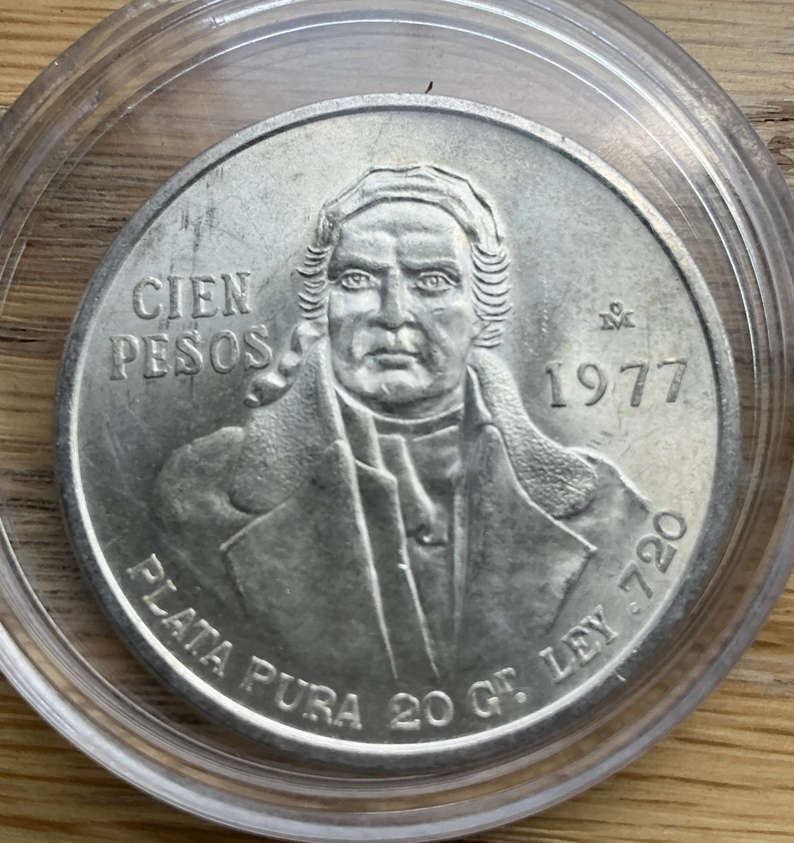 Circulated 100 Pesos Denomination 1977 Mexican Coins (1905-Now