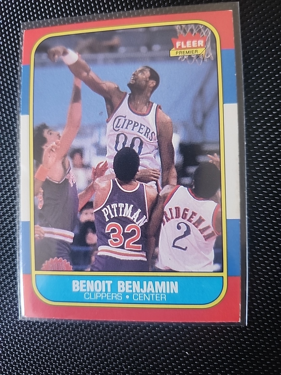 1986-87 Fleer - Benoit Benjamin #8 (RC)