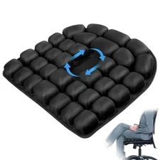 Inflatable Travel Cushion Airplane Seat, Portable 3D Air Cell Seat Cushion for 