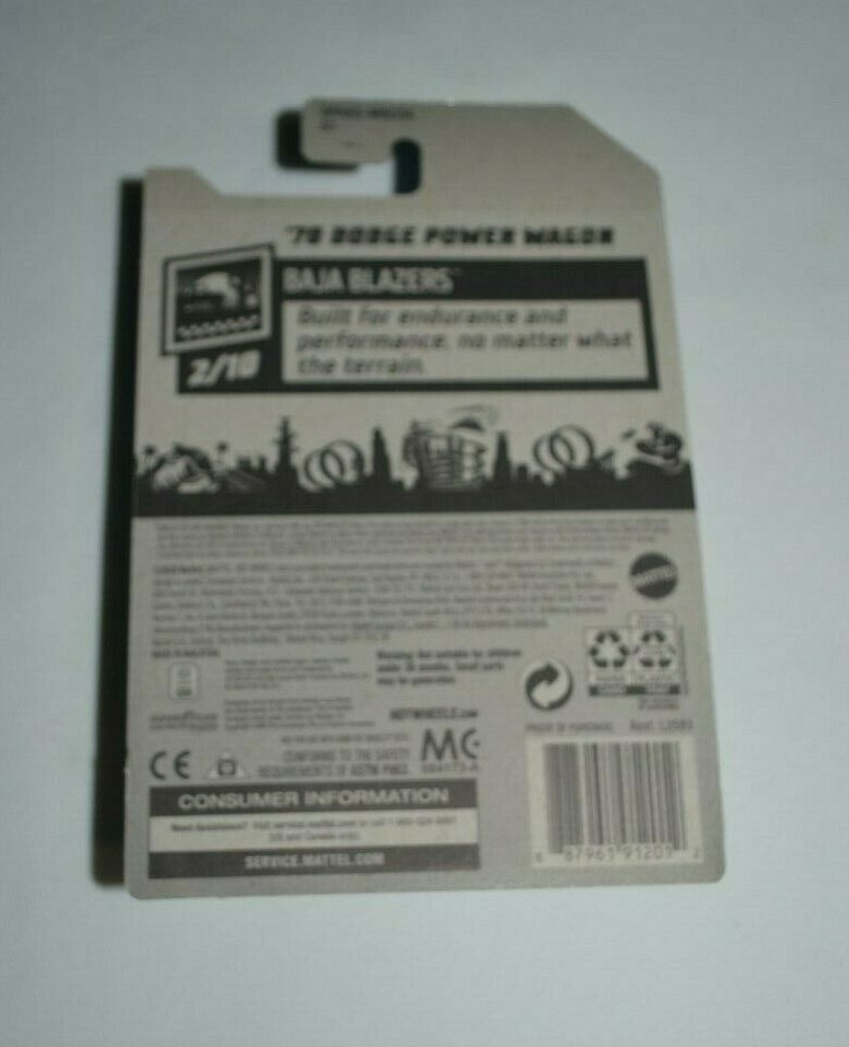 Jual Hotwheels Baja Blazers 70 Dodge Power Wagon di Seller Well Well