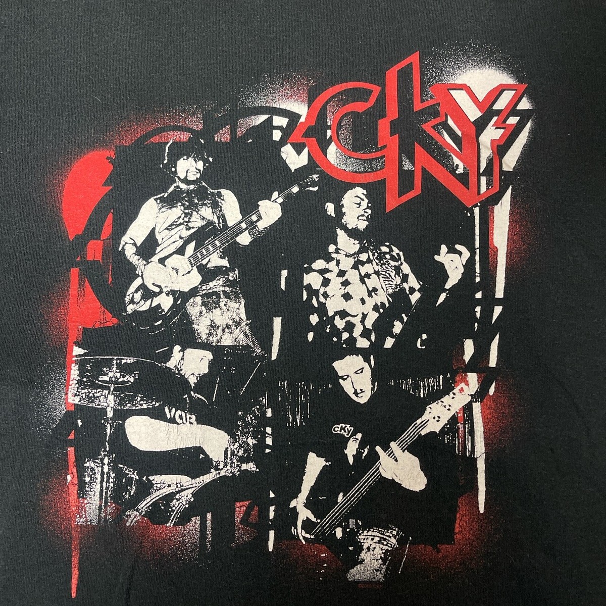 CKY Vintage Band T-Shirt LARGE Jackass Bam Margera Original XL