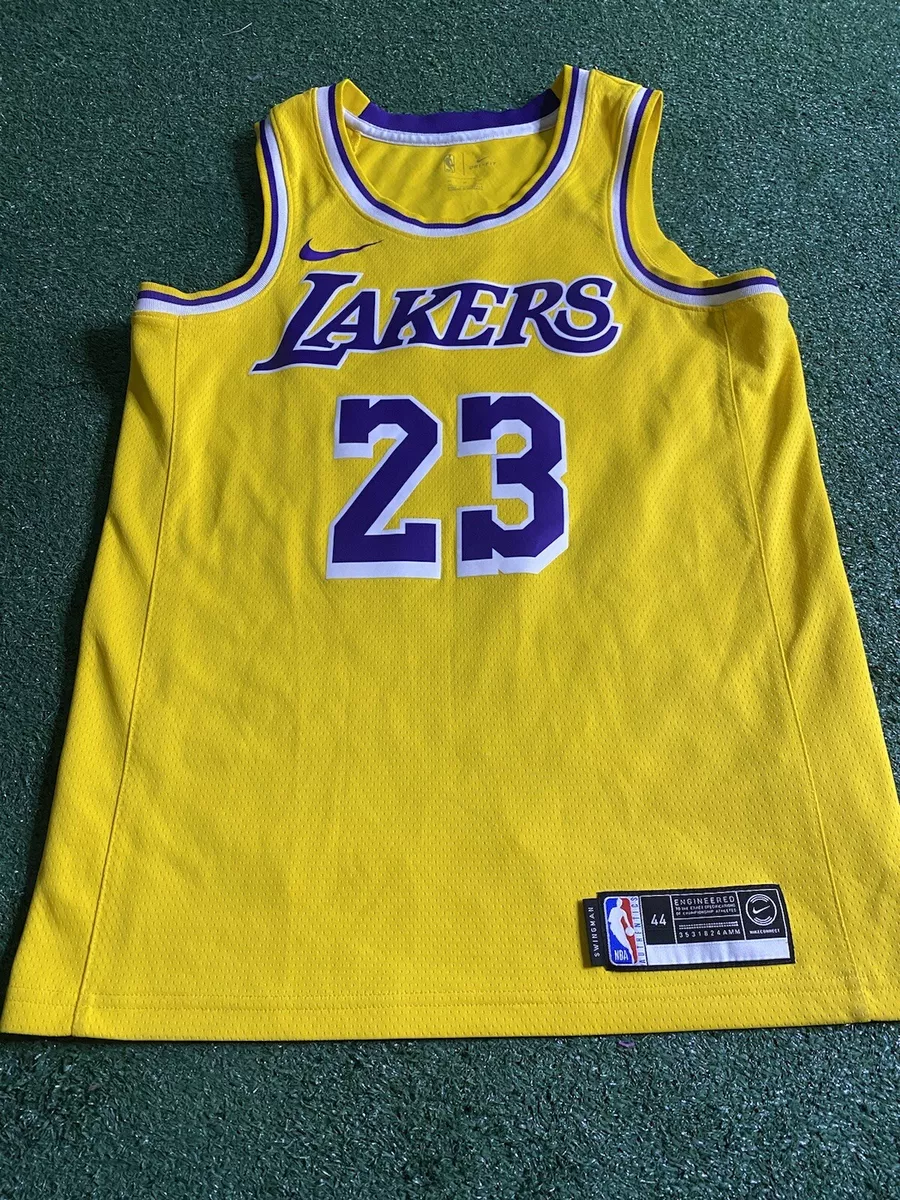 LeBron James Autographed Los Angeles Lakers Icon Edition Authentic Nike  Jersey