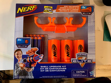 Nerf Shell Elite Upgrade Kit 3 Shells 9 Nerf Darts And Shell Holder