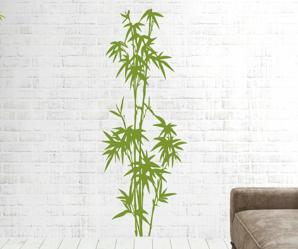 Wandtattoo Bambus Pflanze Wandtattoo tropische Pflanzen Wohnzimmer a135 - Bild 2 von 4