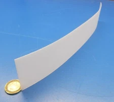 Hdpe White Bar 1/32" (.031") Thick x 2.00" Wide x 12" Long, 24 Pcs, 24 Ft Total