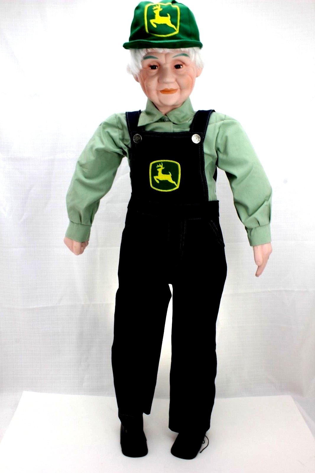 RARE JOHN DEERE PORCELAIN GRANDPA 36 DOLL EXTREMELY RARE FREE SHIPPING RARE JOHN DEERE PORCELAIN GRANDPA 36 DOLL EXTREMELY RARE FREE SHIPPING