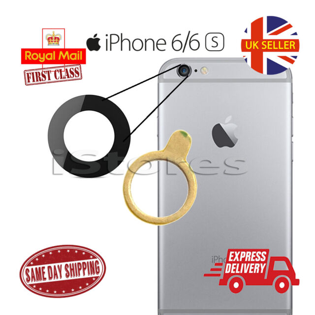 iPhone 6 & 6S Replacement Rear Back GLASS Camera Lens Cover with Adhesive