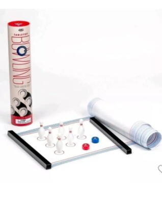 Professor Puzzle Tabletop Bowling Alley Game NIB Arcade Family Fun Travel