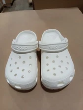UsedLikeNew_Crocs Unisex-Adult Classic Clogs (Best Sellers_White_Sz7 Women/5 Men