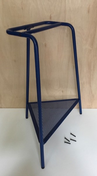 NUEVO X 2 EN CAJA IKEA TILLLAG METAL CABALLETE MESA PATA AZUL OSCURO - 004.709.96