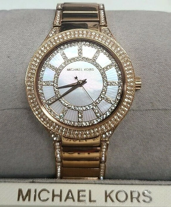 Michael Kors MK3313 Runway MOP Dial Rose Gold Stainless Steel Women s Watch