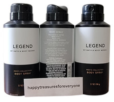 3 Bath Body Works Men's Collection Legend Body Spray