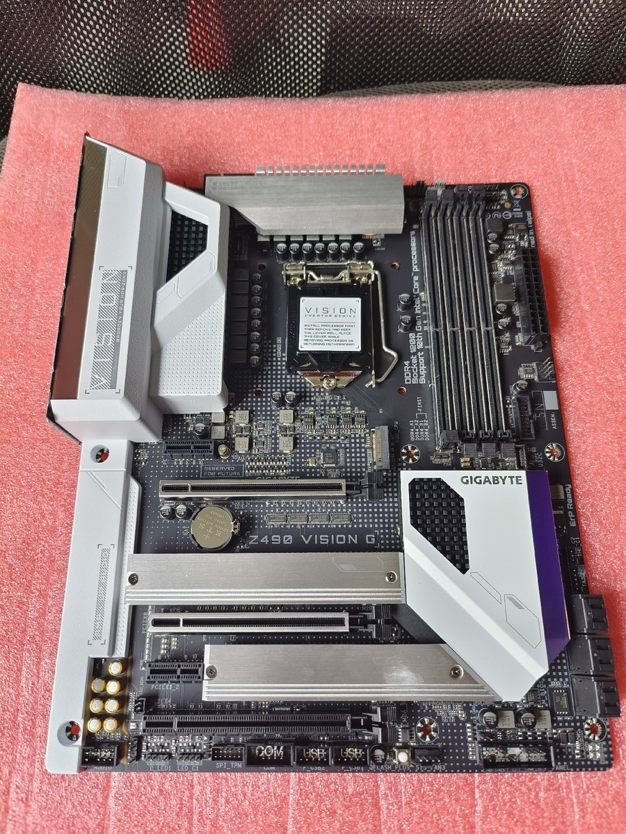 FOR GIGABYTE Z490 VISION G LGA1200 128GB HDMI DDR4 Motherboard