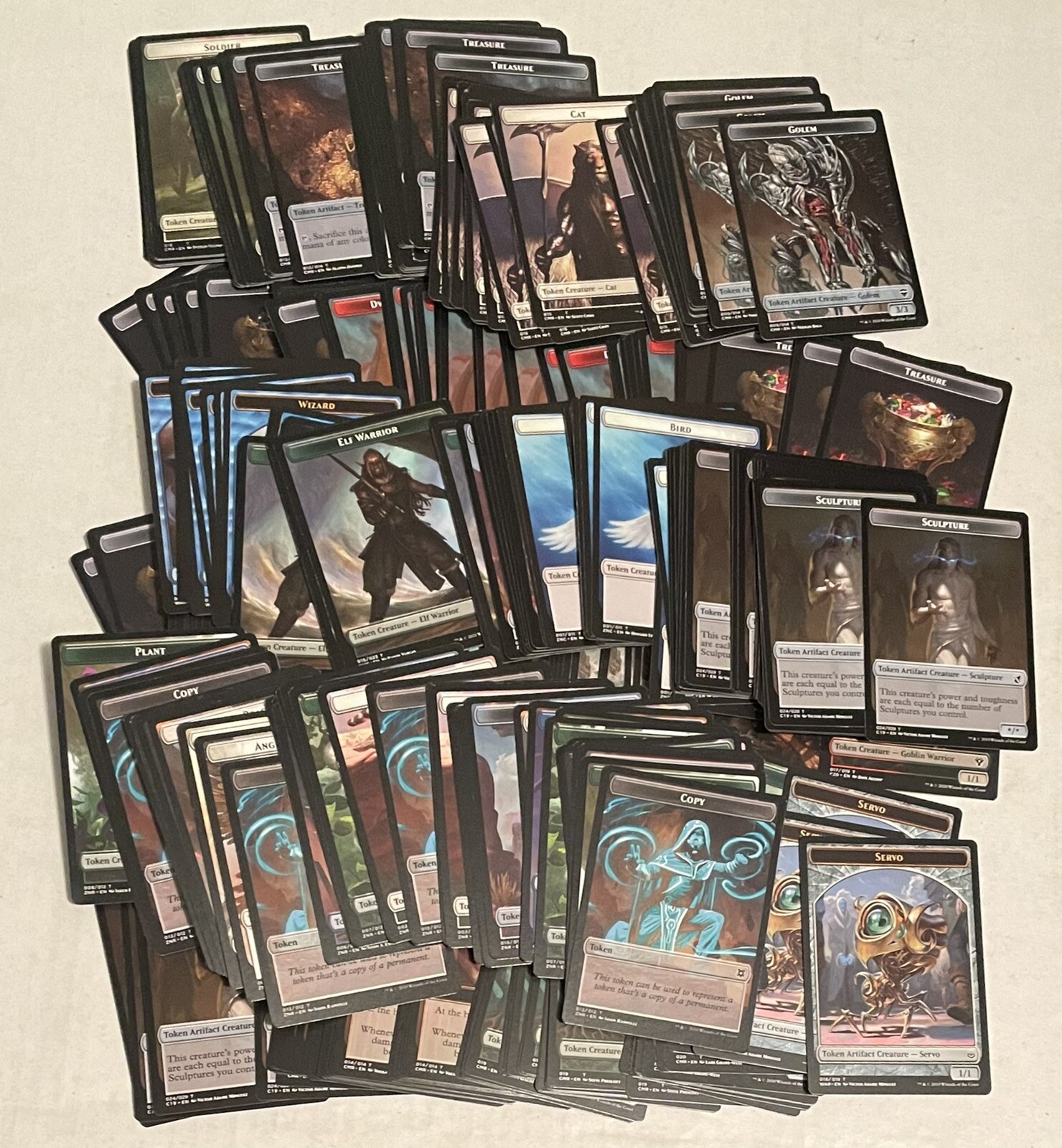 MTG 1000 TOKENS Assorted BULK Card Lot! MAGIC THE GATHERING - Lots Of  Duplicate 636996769166 | eBay