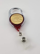 Carabiner ID Badge Holder Reel with Design