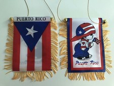 Boricua, Boy PURETO RICO, Puerto Rican, Mini Car auto Flag , Puerto Rico Flag
