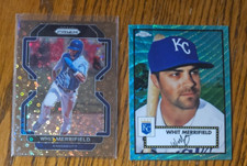 Whit Merrifield -2022 Prizm Quick Pitch Donut Circles Bronze #/40 +Platinum Aqua