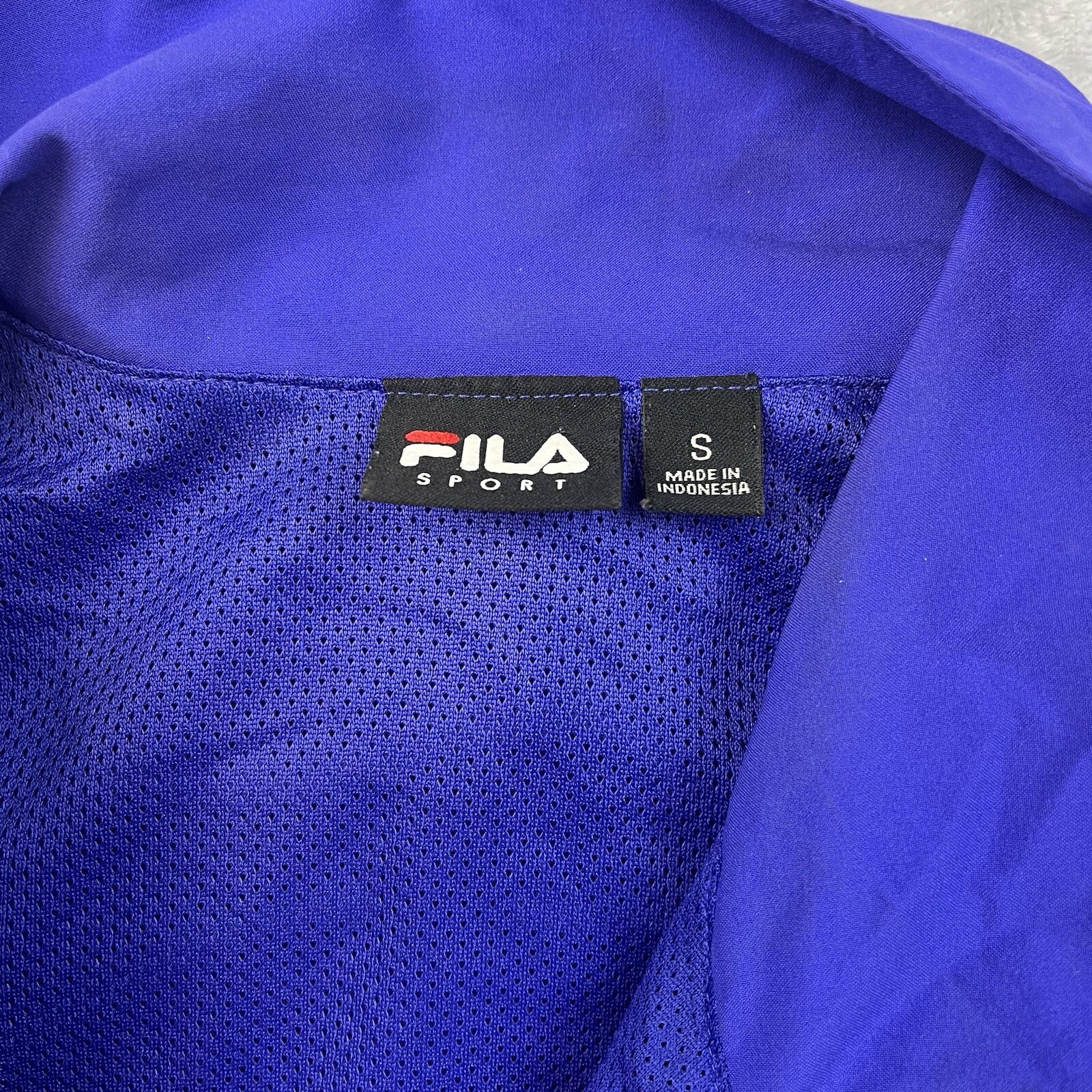 FILA Giacca Sportiva Donna Taglia S VIOLA Abbigliamento Allenamento Atletico Slot Pollice