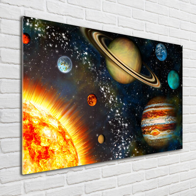 Wandbild aus Plexiglas  Druck auf Acryl 100x70 Weltall & Science-Fiction Sonnens