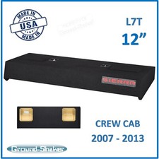 Gmc Sierra Crew-Cab 2007-2013 12" RED Sub Box Subwoofer Enclosure Kicker L7T