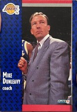1991 Fleer #98 Mike Dunleavy - Los Angeles Lakers 