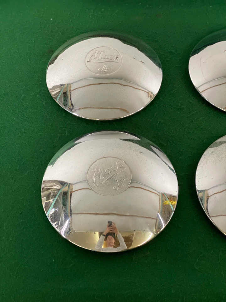 Juego de tapacubos centrales de cubo de rueda Mack Jr. 1936 1937 1938 para camioneta pickup OEM Foto 3 de 4