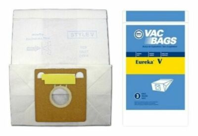 DVC Brand Eureka V Vacuum Cleaner Bags, Pack of 3 Bags, (00033) FS