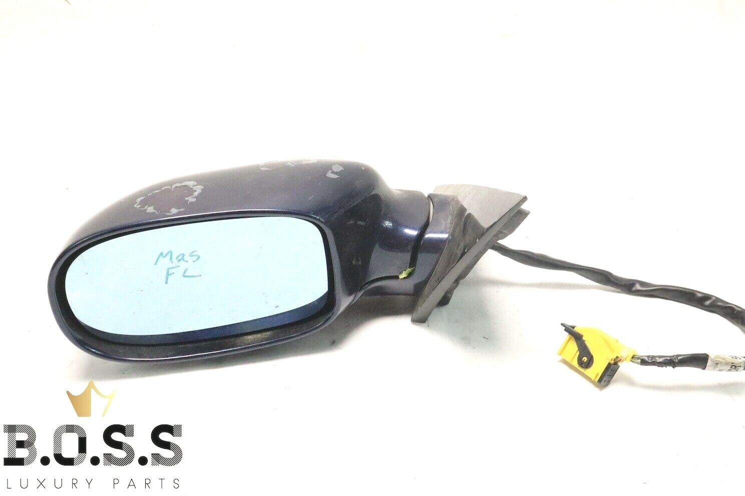 04-08 MASERATI QUATTROPORTE M139 FRONT LEFT DRIVER SIDE DOOR VIEW MIRROR BLUE