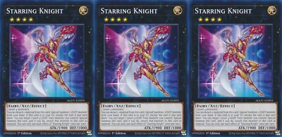 3x Starring Knight | AGOV-EN095 | Common | 1st Ed | NM | YuGiOh