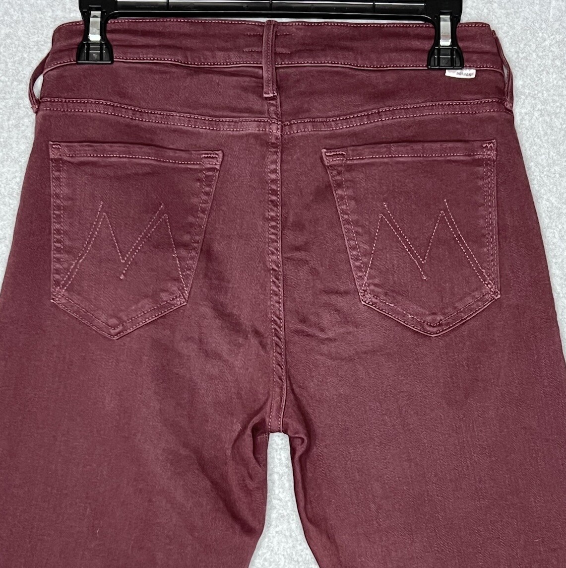 Mother Jeans The Rascal Ankle Fray Womens 28 Birds Of A Feather Stretch Denim