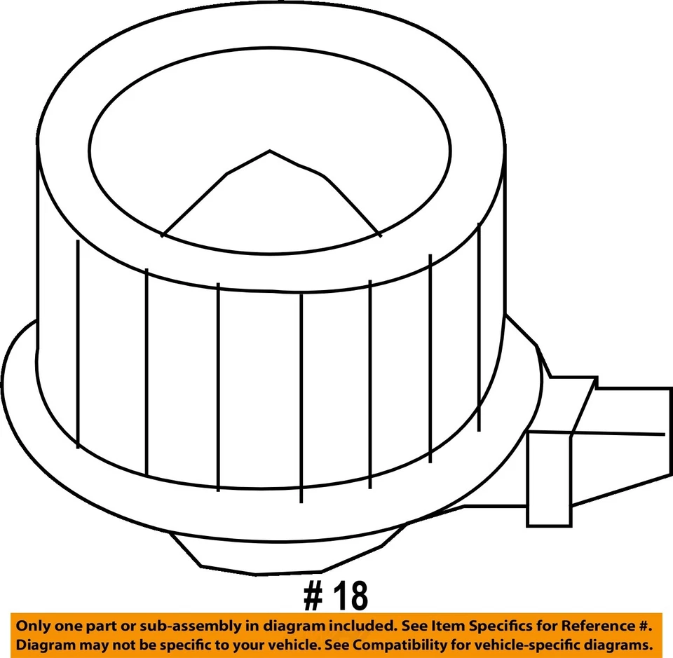 二手前暖通空调鼓风机电机 适合:2007 年福特 Expedition 前前 A 级 — 第 4/4 张图片