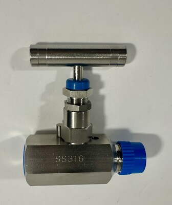 HV-SS-1/2-HS-180-MFX :1/2''MXF STRT.3166S Hex Pipe Valve, 10K PSI HARD SEAT (HYD)