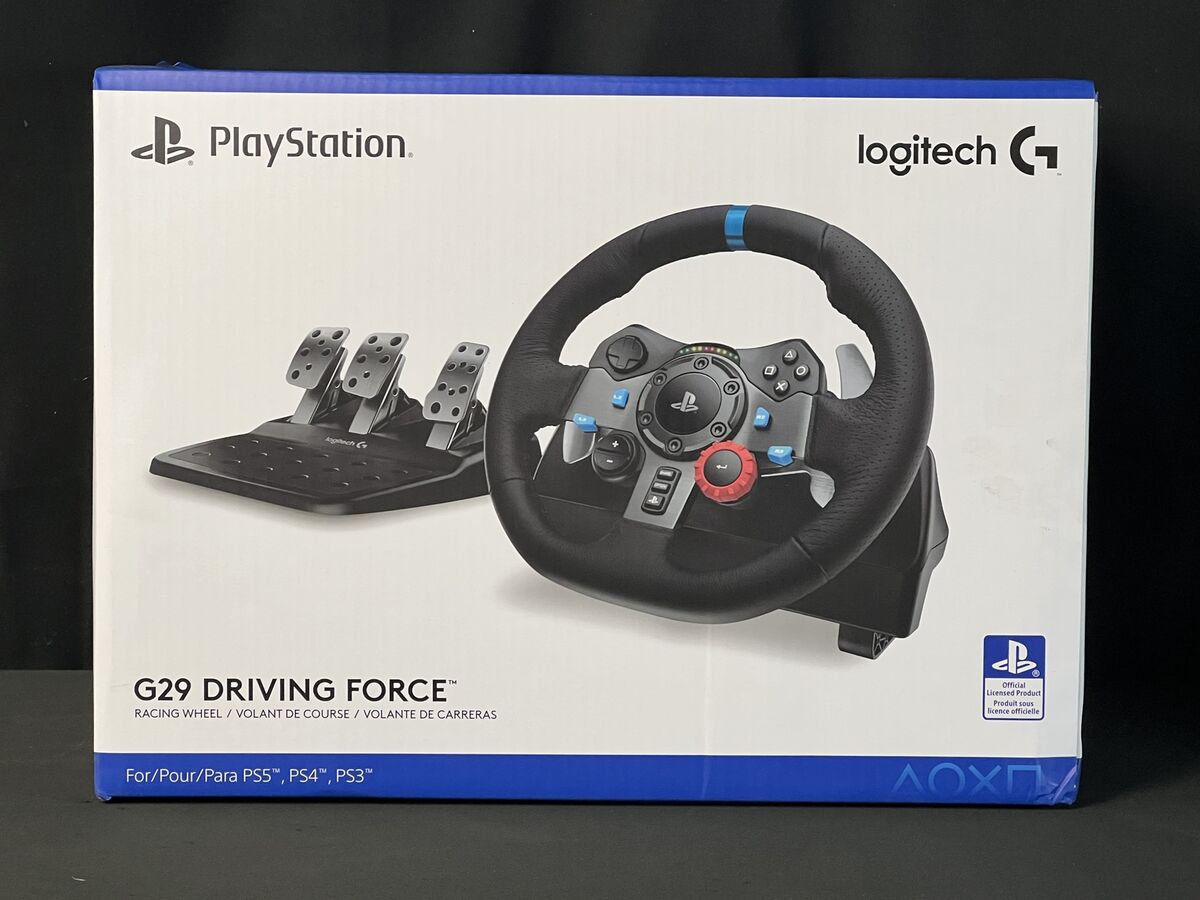  Logitech G29 Driving Force Volante de Carreras y Pedales 