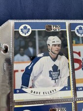 1990 Pro Set #532 Dave Ellett Toronto Maple Leafs
