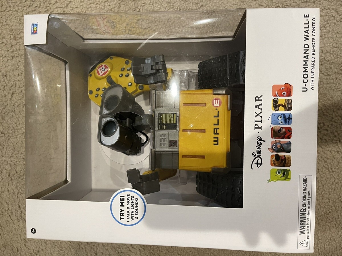 Disney Pixar U-Command Wall-E Remote Control Robot, BRAND NEW