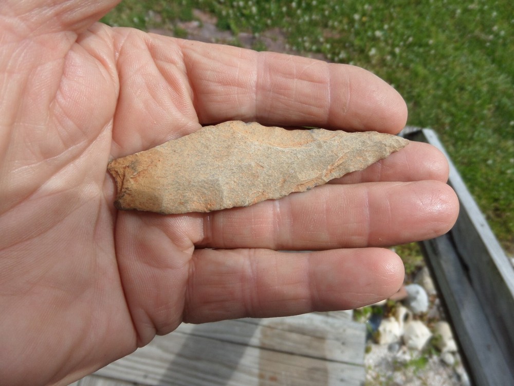 Authentic Randolph Co NC Native American Arrowhead Artifact  