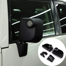 Matte Black Exterior RearView Mirror Cover Trim For Toyota FJ Cruiser 2007-2021