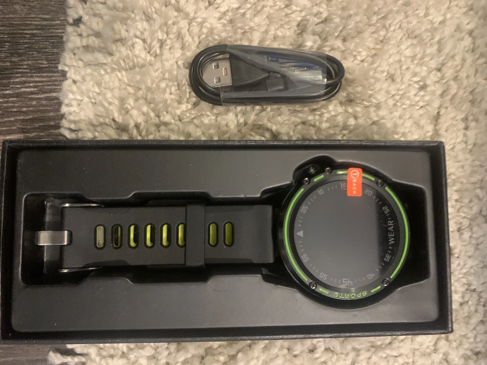 sports Smart watch ( Waterproof, Bluetooth, Magnetic Charging, Sleep Monitor