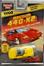 Tyco 9046 Magnum 440-X2 VIPER Yellow HO Slot Cart NEW