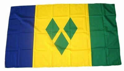 Fahne / Flagge St. Vincent 30 x 45 cm