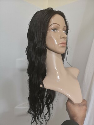 Virgin human hair frontal wig 25” straight Amazon.com : LONG YAO 26 inch Straight Lace Front Wigs Human  main image 2