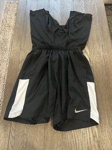 mens Nike Flex 2-in-1  Compression Shorts Large Black White