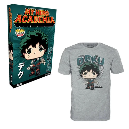 Funko Pop! Tees: My Hero Academia - Izuku Midoriya (Deku) Unisex T-Shirt - XL