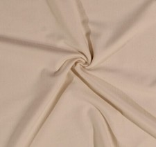Organic Cotton Knit Off-White/Cream 54" Wide Jersey Knit Fabric by Yard D447.21