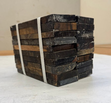 Exotisches Ebenholz Reste Paket | Drechselholz | 20pc. | ca.180x50x10 mm