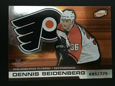 2002-03 Pacific Atomic Hobby Parallel Rookie RC 121 Dennis Seidenberg ed/775