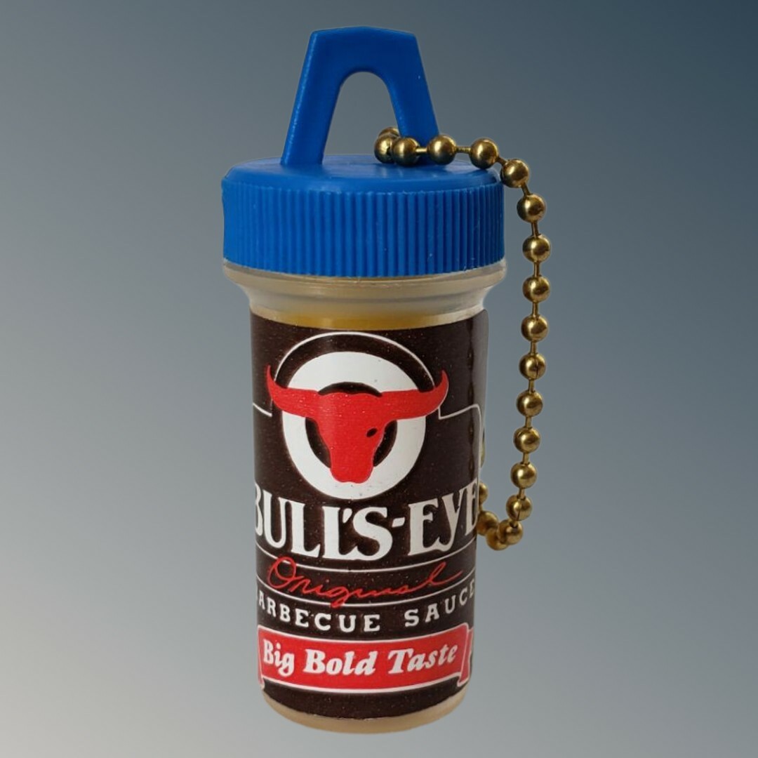 Vintage BullsEye Barbeque NASCAR Racing Sponsor Give Away Earplugs & Container eBay