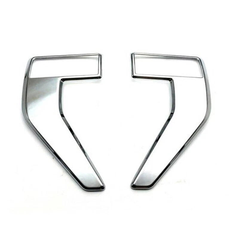 2 piezas Guardabarros delantero ventilación lateral moldura cromada apta para Ford F-150 F150 2021 2022 Foto 2 de 4