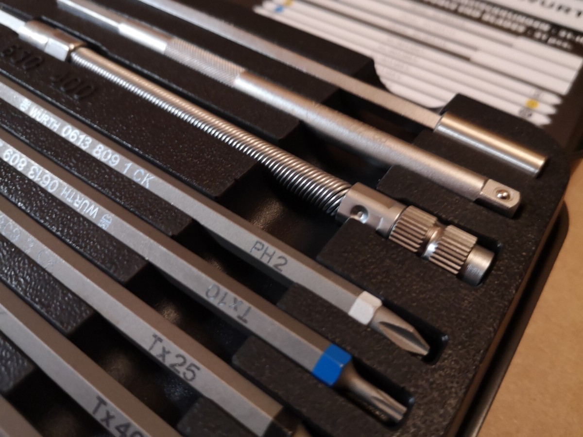 WURTH ZEBRA T-HANDLE SCREWDRIVER & SOCKET SET 21PCS 0613630400 | eBay