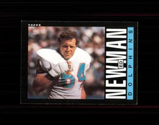 1985 Topps Football #316 Ed Newman Miami Dolphins